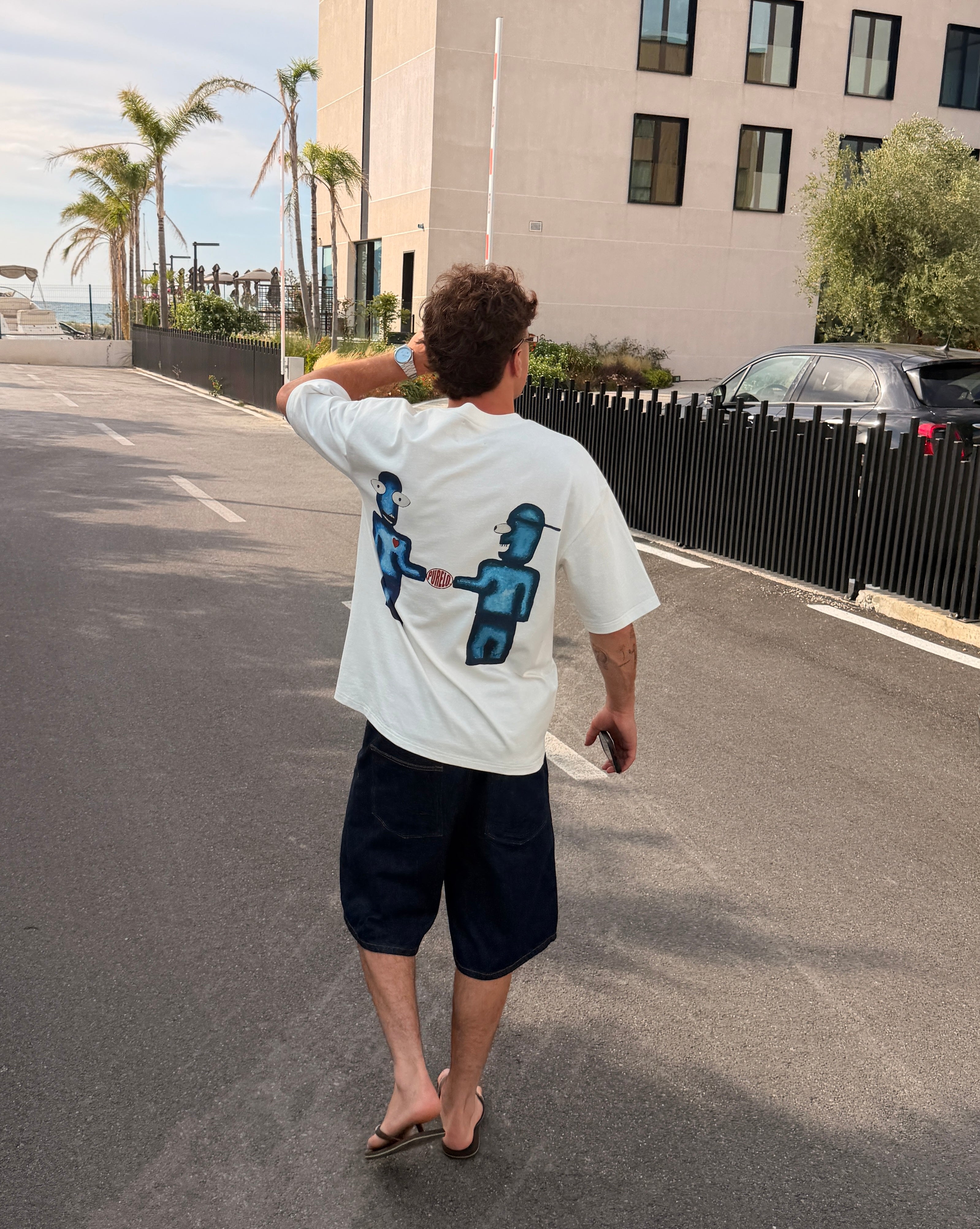White Connection Tee