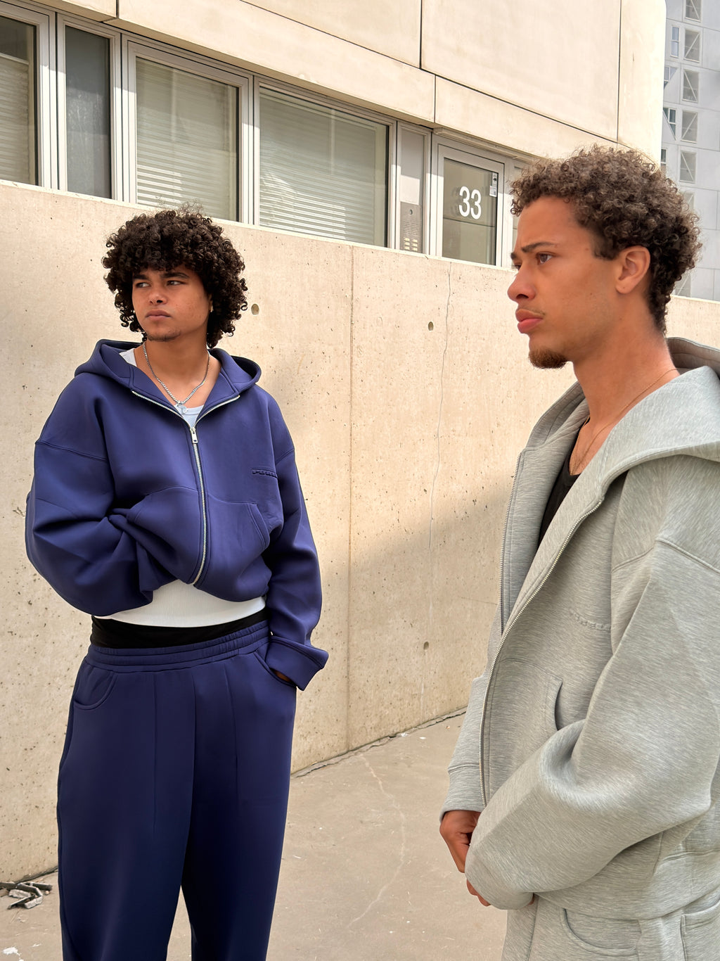 GREY HOODIE